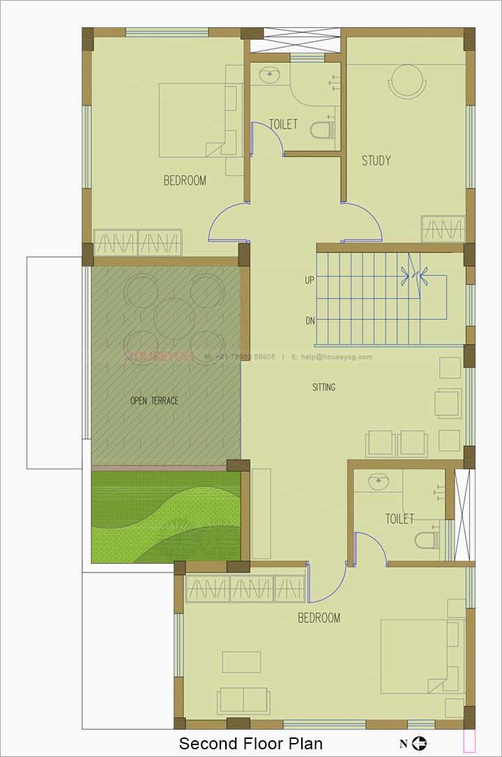 Second floor plan