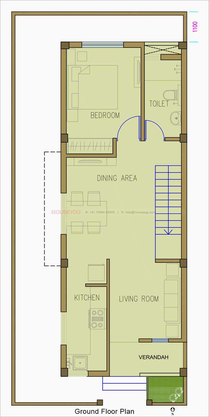 Ground floor plan drawing