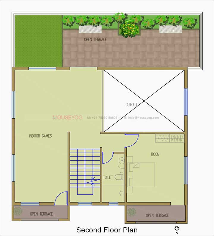 Second floor plan