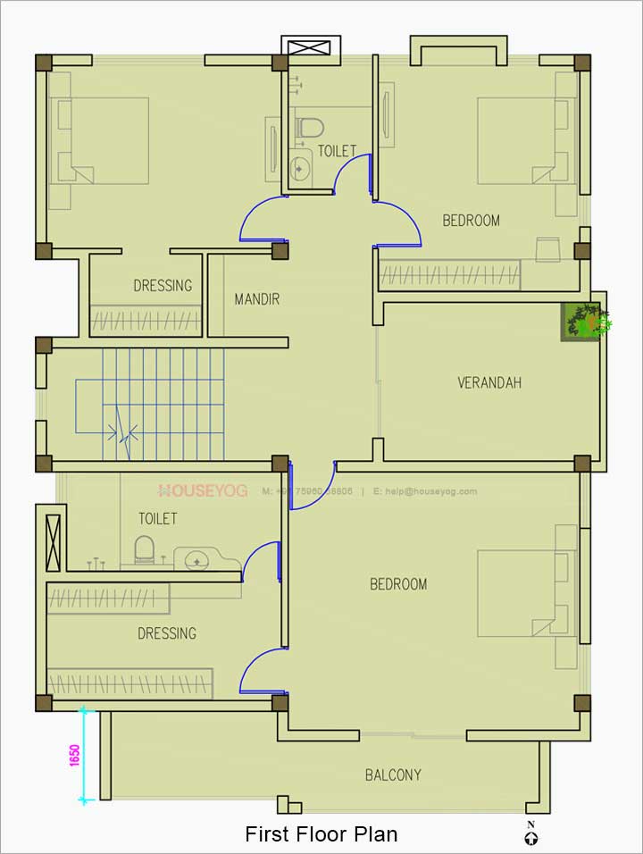 First floor plan