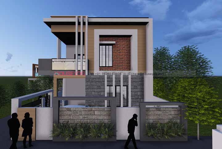 House Elevation - Front View