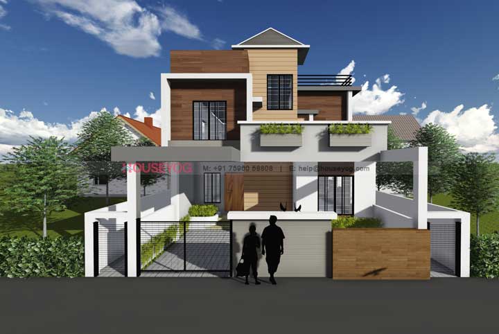 House Elevation - Front View