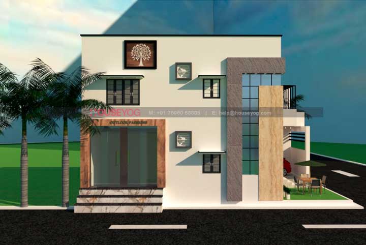 House Elevation - Side View