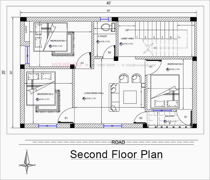 Second floor plan