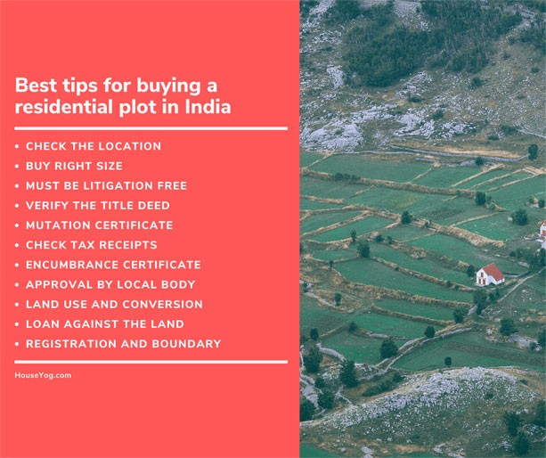 Best tips for buying a residential plot in India