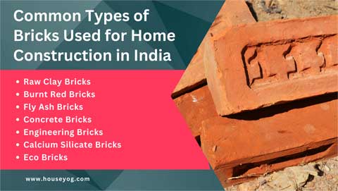 Common Types of Bricks Used for Home Construction in India