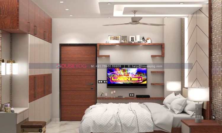 Simple Bedroom Tv Unit Design