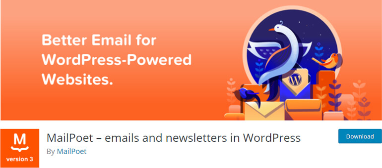 Mailpoet WordPress Newsletter Plugin