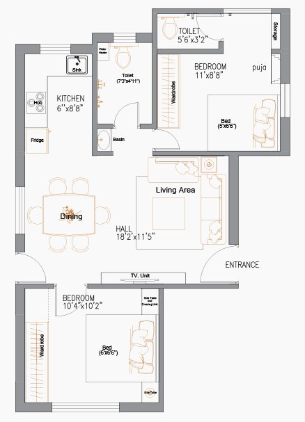 new floor plan