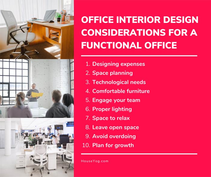 Office Interior Design Considerations for a Functional Office