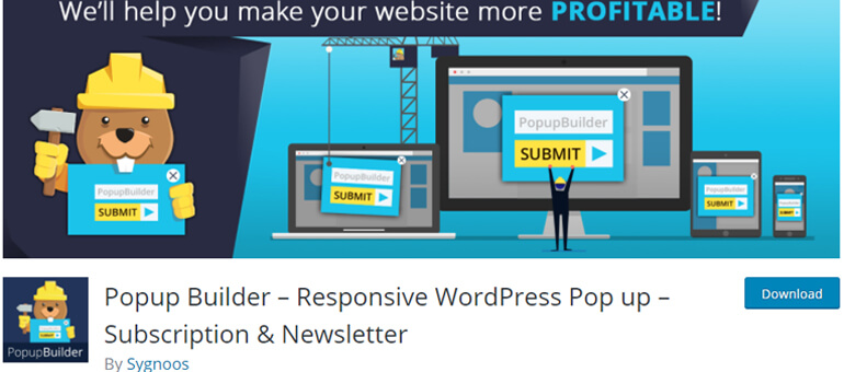 Popup Builder Free WordPress Newsletter Plugin